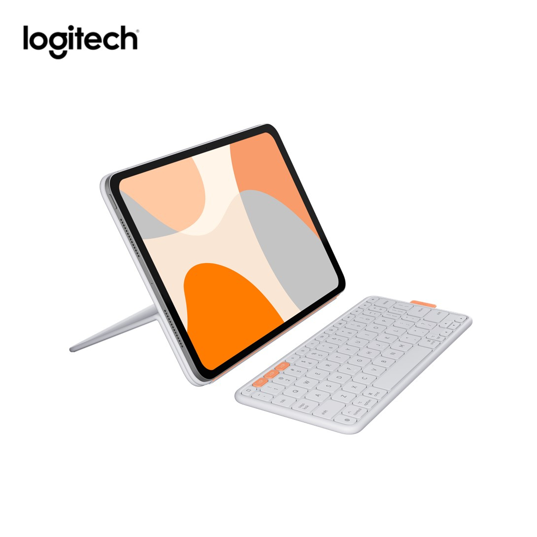 Logitech Flip Folio, Keyboard Case for iPad Pro 11-inch (M4) & iPad Air 11-inch (M2 & M3)(5th Gen - 