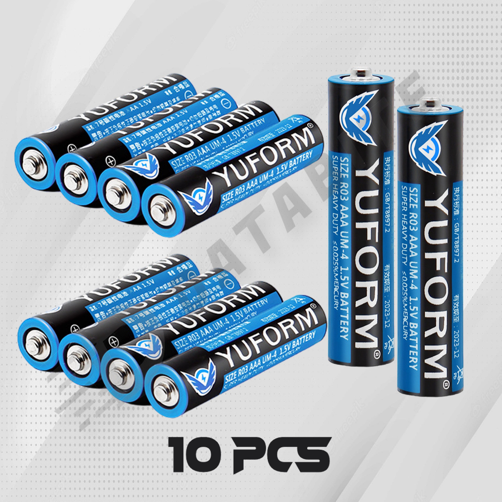 AAA Battery LR6 Alkaline Battery 1.5V High capacity battery AAA/AA/12V23A Bateri Tiga A R03 AAA电池