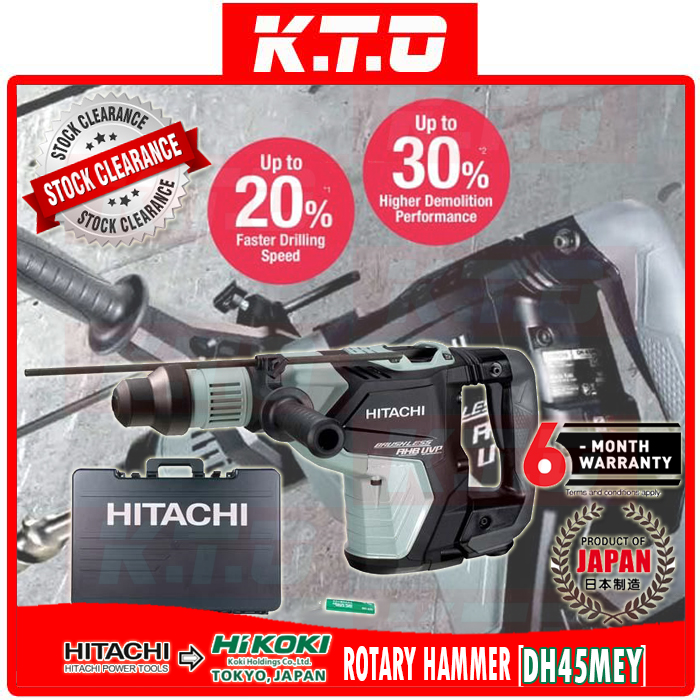 [CLEAR STOCK] PROMOTION HITACHI / HIKOKI WH18DBDL-2 DH40MEY DH45MEY