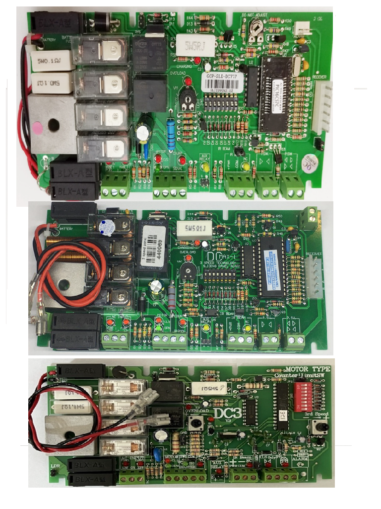 DC3 slider Dcmax Sld dc777 Auto Gate DC 3 Speed Sliding Control Panel / Board PCB