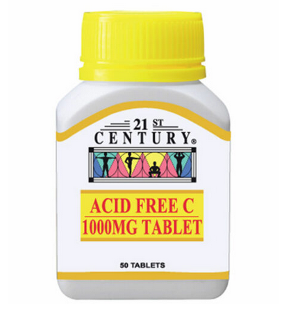 21st Century Acid Free C 1000mg 50'S