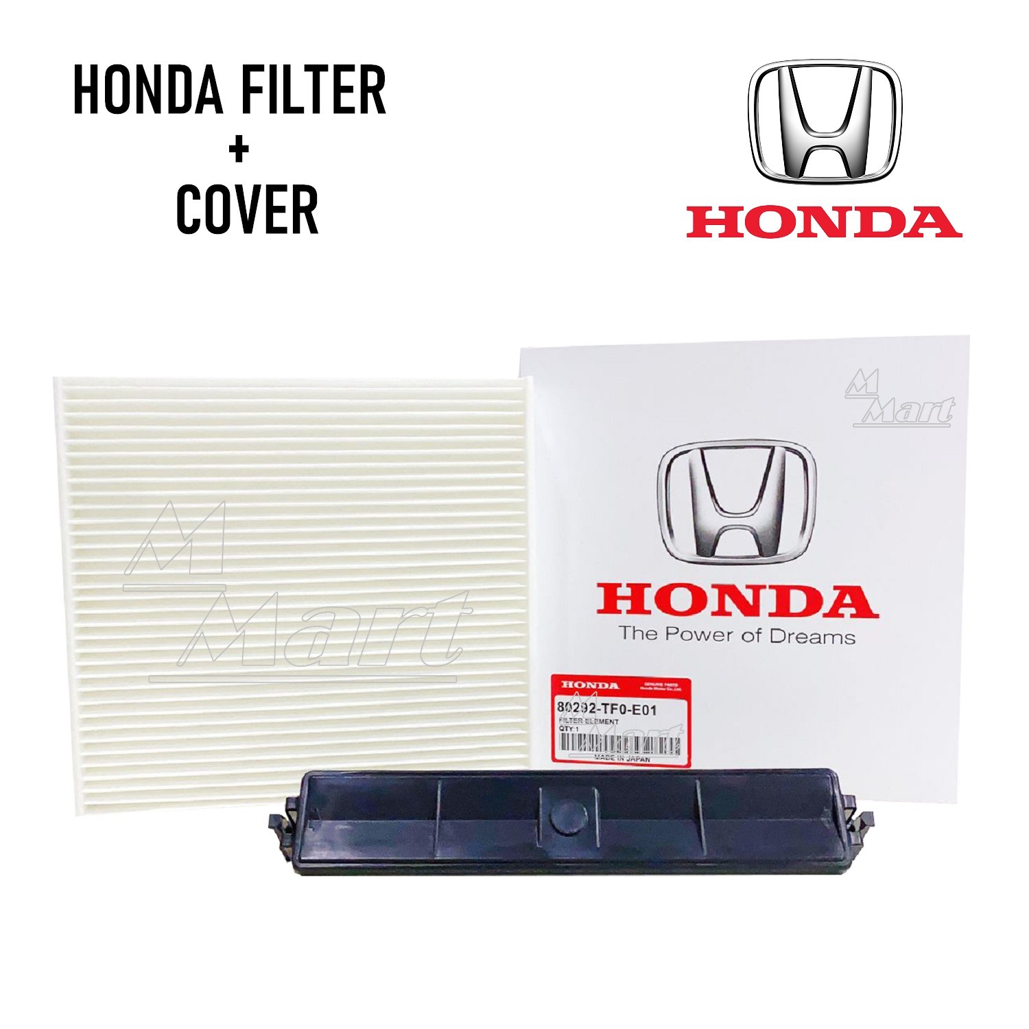 Honda City 2014 (T9A GM6) / JAZZ 2014 (T5A GK5) Air Cond Cabin Filter With Cover