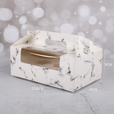 READY STOCK IN IPOH!! Cupcake Muffin Desert Cake Box Craft Box Kotak Kek Transparent Window Baking /