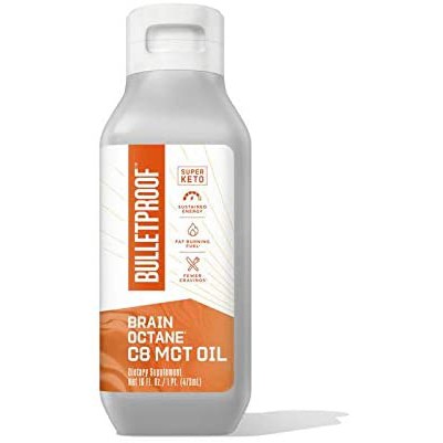 Bulletproof Brain Octane C8 MCT Oil 16 Oz. from Coconut Oil