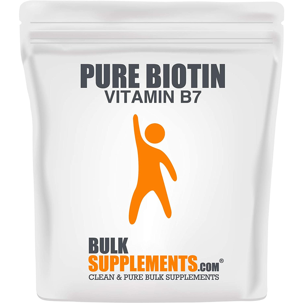 25 Grams, Bulksupplements Pure Biotin Vitamin B7 Powder Vegan Biotin