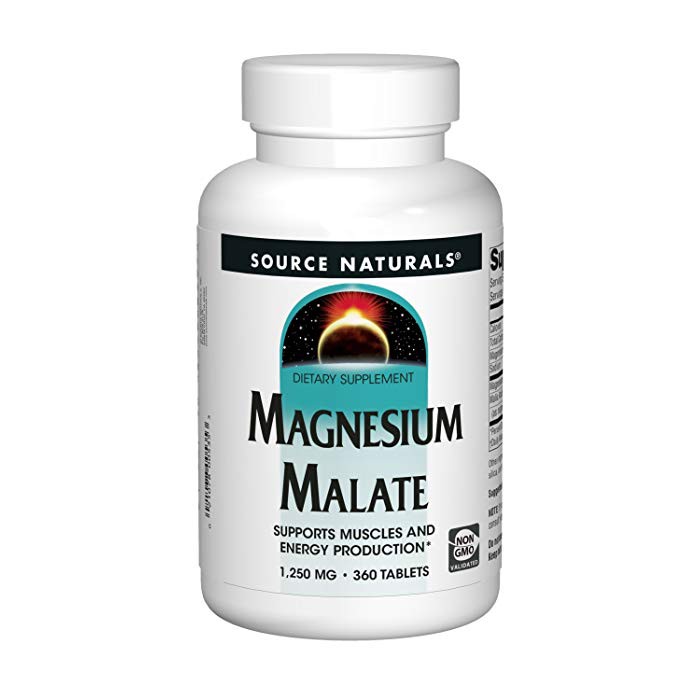 Source Naturals Magnesium Malate 1250mg 360 Tablets
