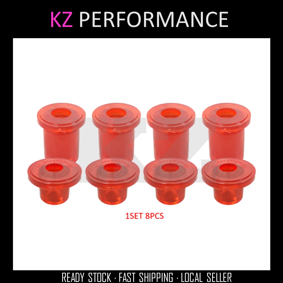 SILICONE REAR LEAF SPRING BUSH 1SET 8PCS !!! - NISSAN URVAN E25 E26