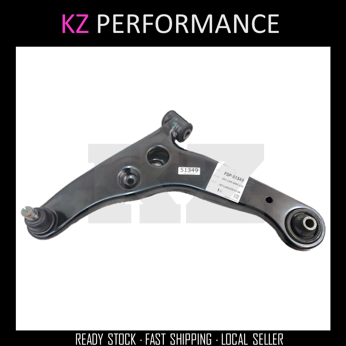 FRONT LOWER ARM LEFT - MR-403419 MITSUBISHI LANCER CS3A 1.6L CS2A 1.5L CS5A 1.8L CS1A 1.3L CS7A 2.4L