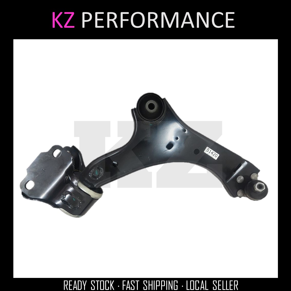 1PC FRONT LOWER ARM RIGHT -7G9N-3A052-BB -FORD MONDEO MK4/S-MAX MK1/GALAXY MK2 /VOLVO S60 S80 V60 V7