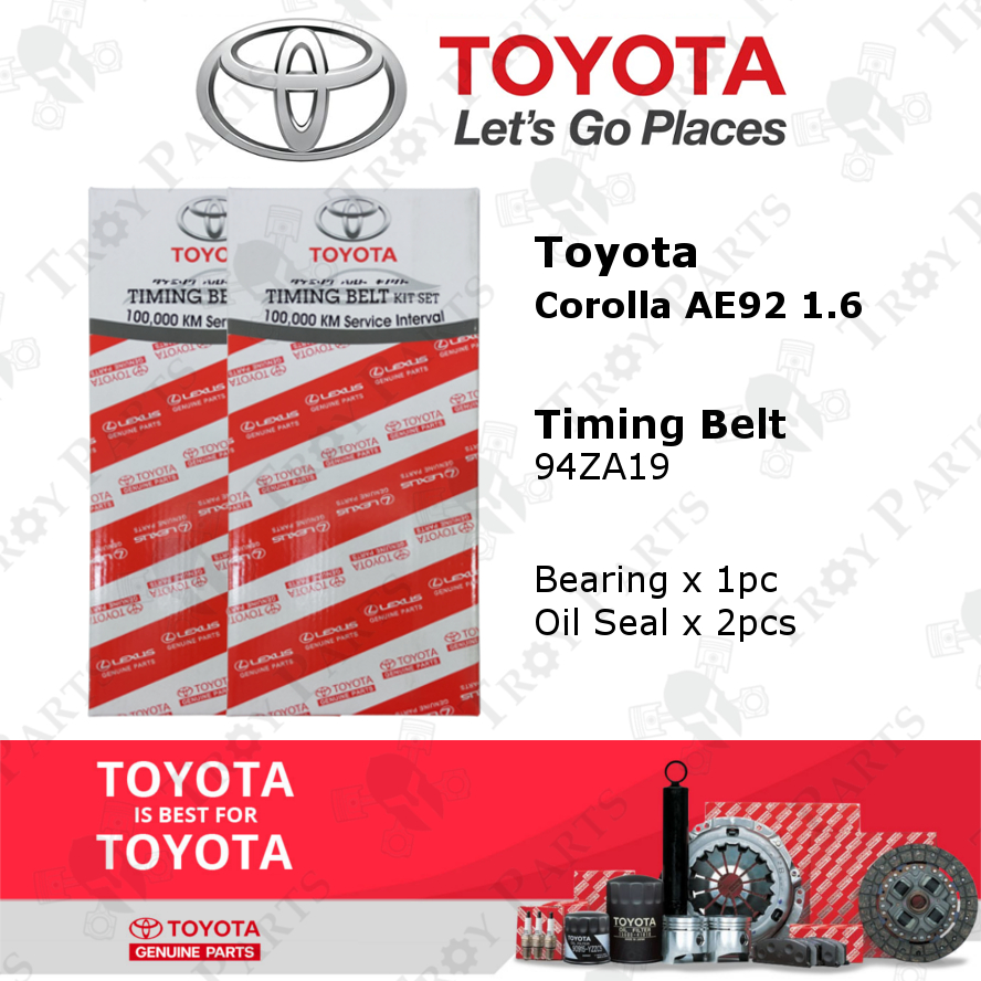 Toyota 100K Timing Belt Kit Set 13568-19135 for Corolla AE92 1.6 16V 4A-FE ( 94ZA19 )