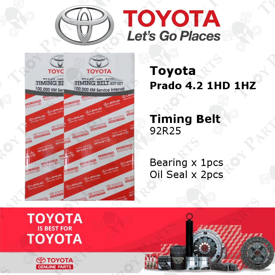 Toyota 100K Timing Belt Kit Set 13568-17030 for Land Cruiser Prado 4.2 HDJ100 HDJ80 1HD 1HZ 1999-200