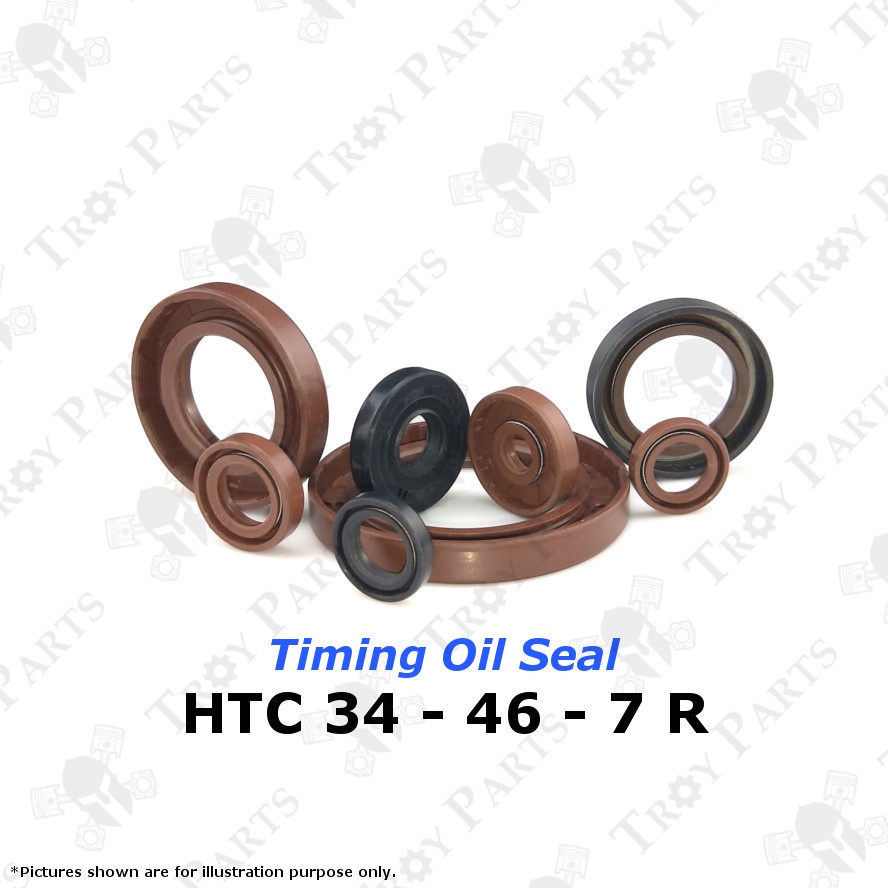 Timing Oil Seal for Proton Waja (New Type) Perodua Kelisa Kenari Viva Myvi 1.0 (New Type) (34*46*7)