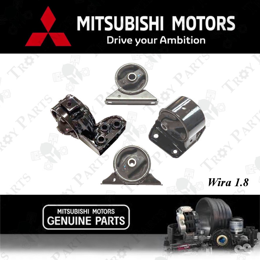 Original Mitsubishi Engine Mounting Auto Set for Proton Satria 1.6 SC 4G92 Putra 1.8 TC 4G93