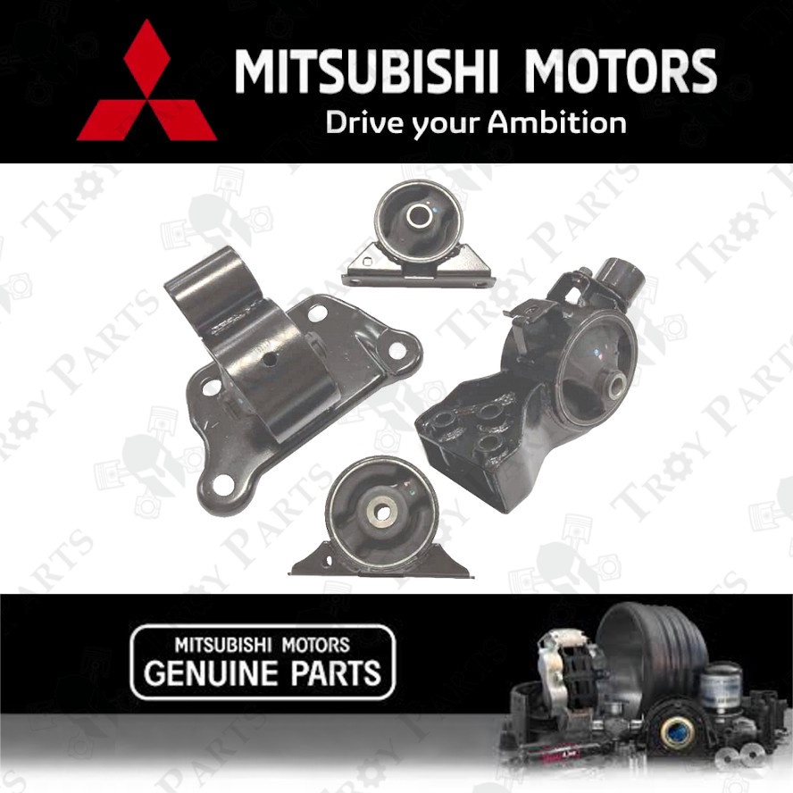 Original Mitsubishi Engine Mounting Set Waja MMC 4G18 Gen 2 Gen2 1.3 1.6 Persona 1.6 Campro S4PE CPS
