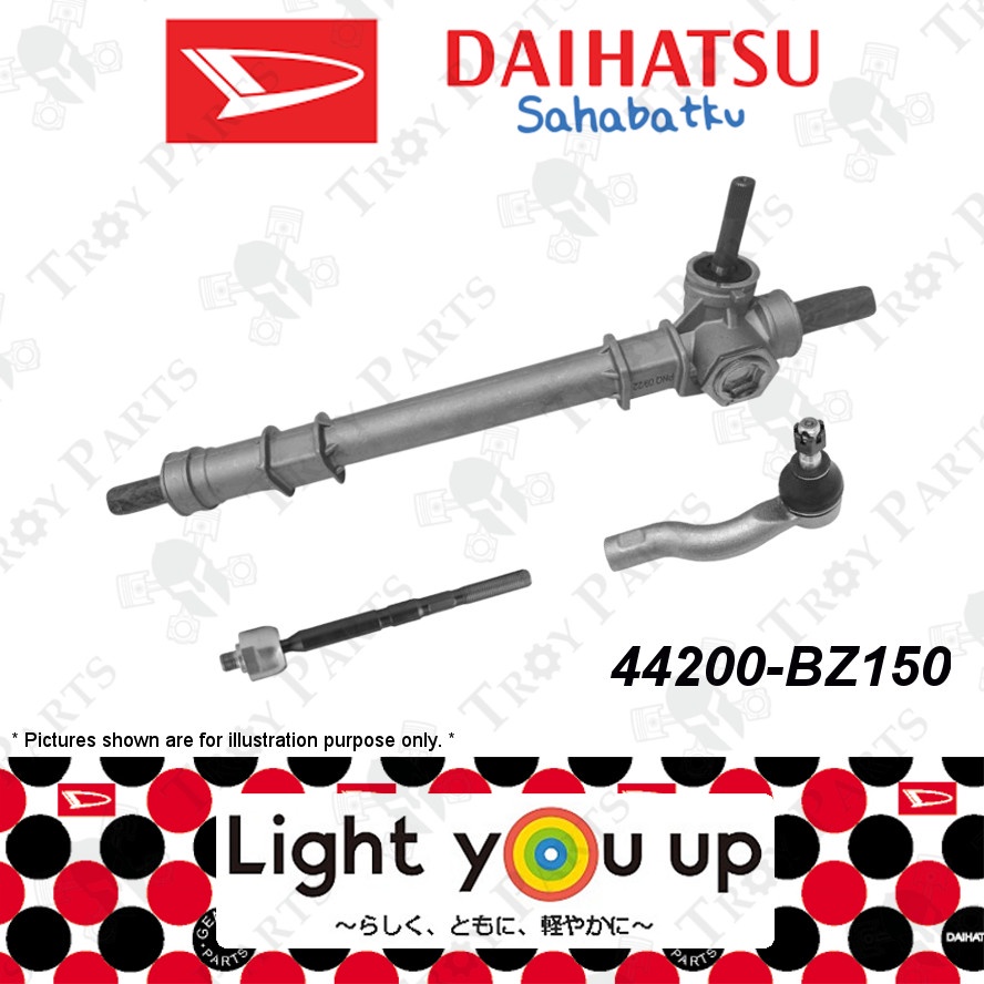 (1pc) Original Daihatsu Steering Rack Assy Assembly 44200-BZ150 Perodua Alza 1.5 M500 Manual MT Auto