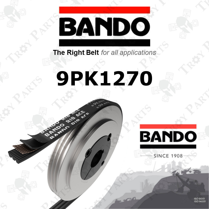 Original Bando Ribstar Rib Serpentine Fan Belt 9PK1270