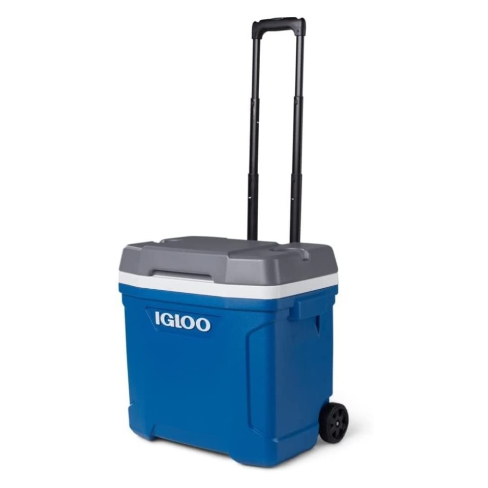 Igloo Latitude 30Qt (28L) Cooler Box with Roller Camping Picnic Barbecue Party Food and Beverage Day
