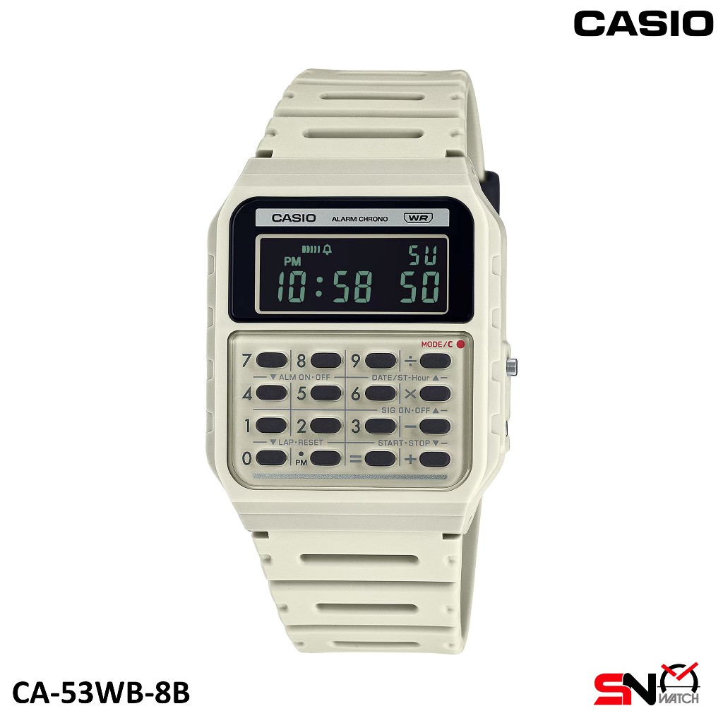 Casio Calculator Watch CA-53WB Digital Bio-Based Resin band Band Unisex Watch Jam Tangan Unisex