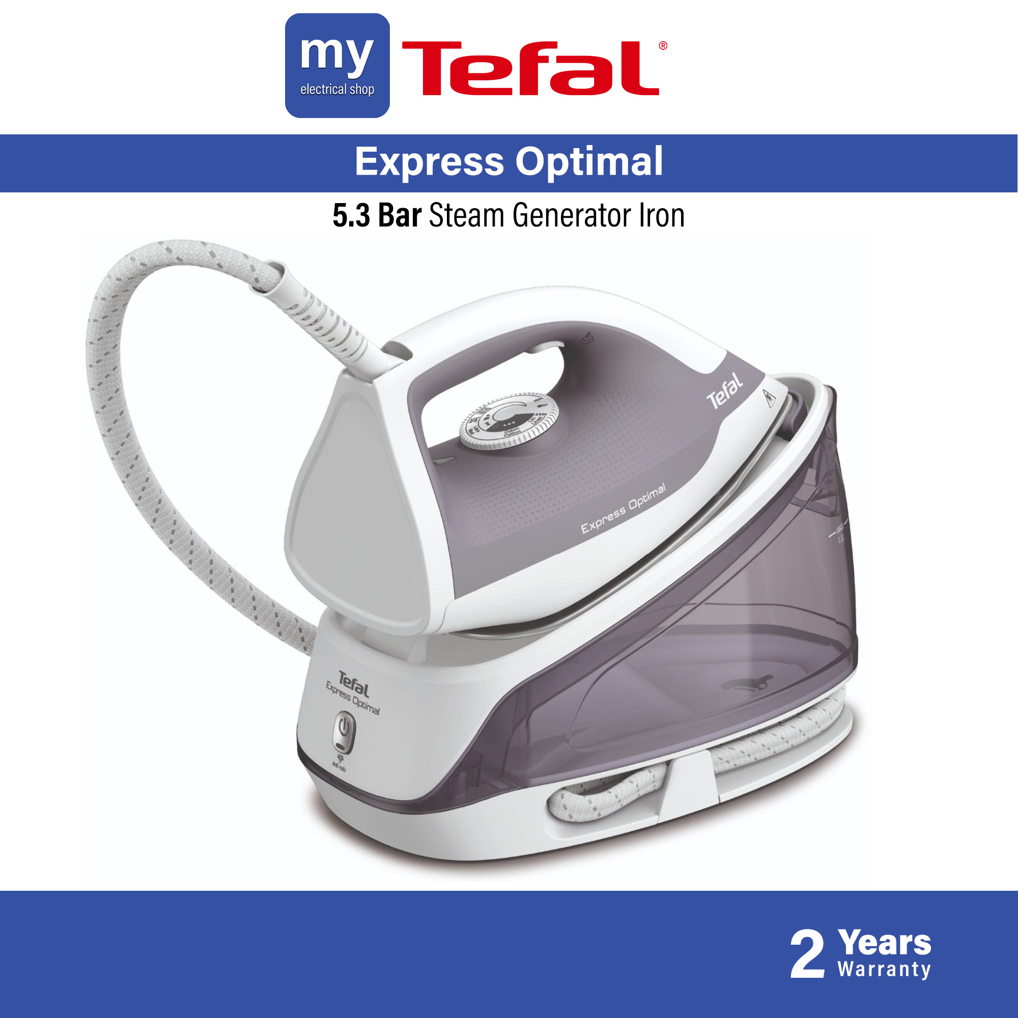 Tefal Express Optimal Steam Generator Iron SV4111 SV4111M0