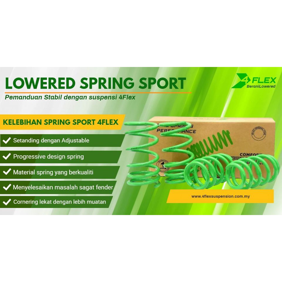 4FLEX KANCIL KELISA KENARI VIVA SPORT SPRING