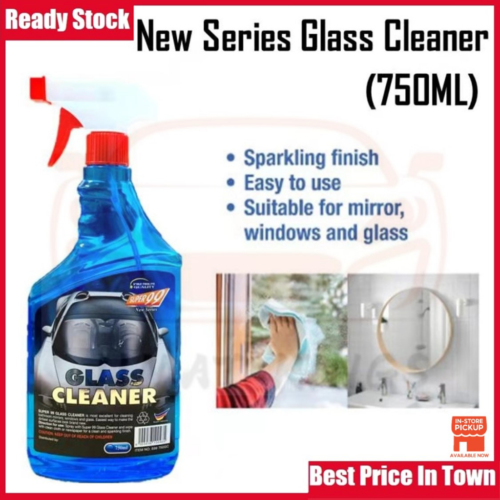 SUPER 99 car accessories myvi wira accessories sticker kereta new series glass cleaner 750ml / Pencu