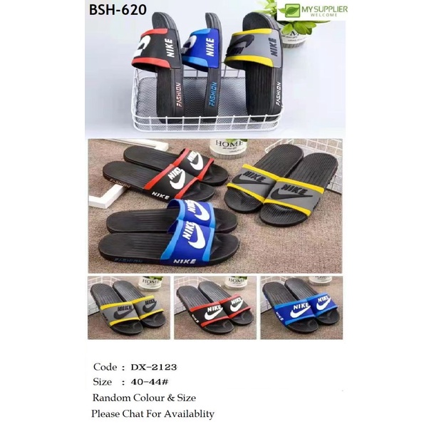 Nike Sandal Men Fashion/Nike Slipper/Selipar Adidas èåæéåé Size 40-44