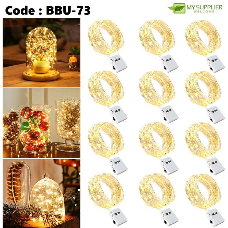 BBU-73 2M 20LED Mini Led Flashing Fairy Lights Battery Powered Copper Wire Starry Fairy Lights - War