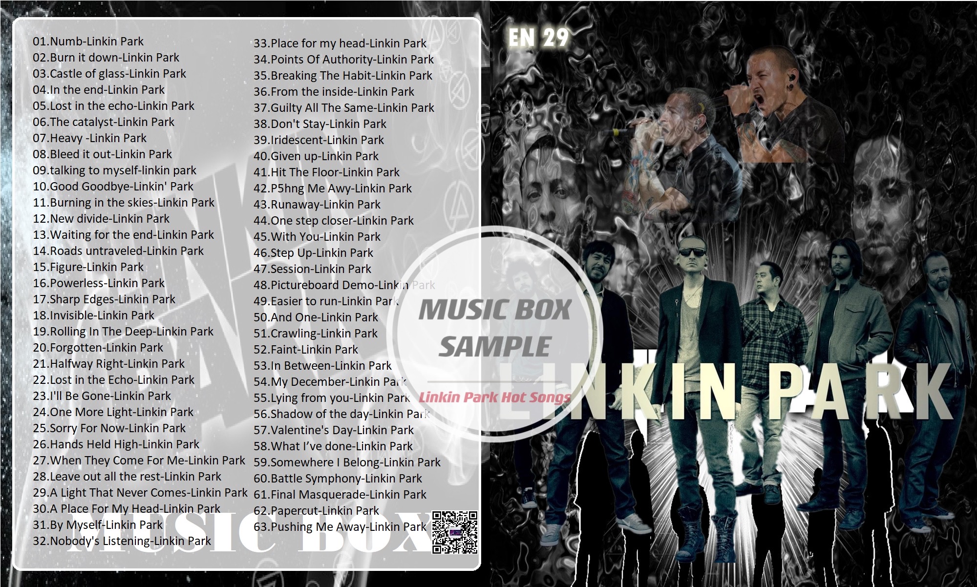 Usb Pendrive Lagu English Song Linkin Park EN29