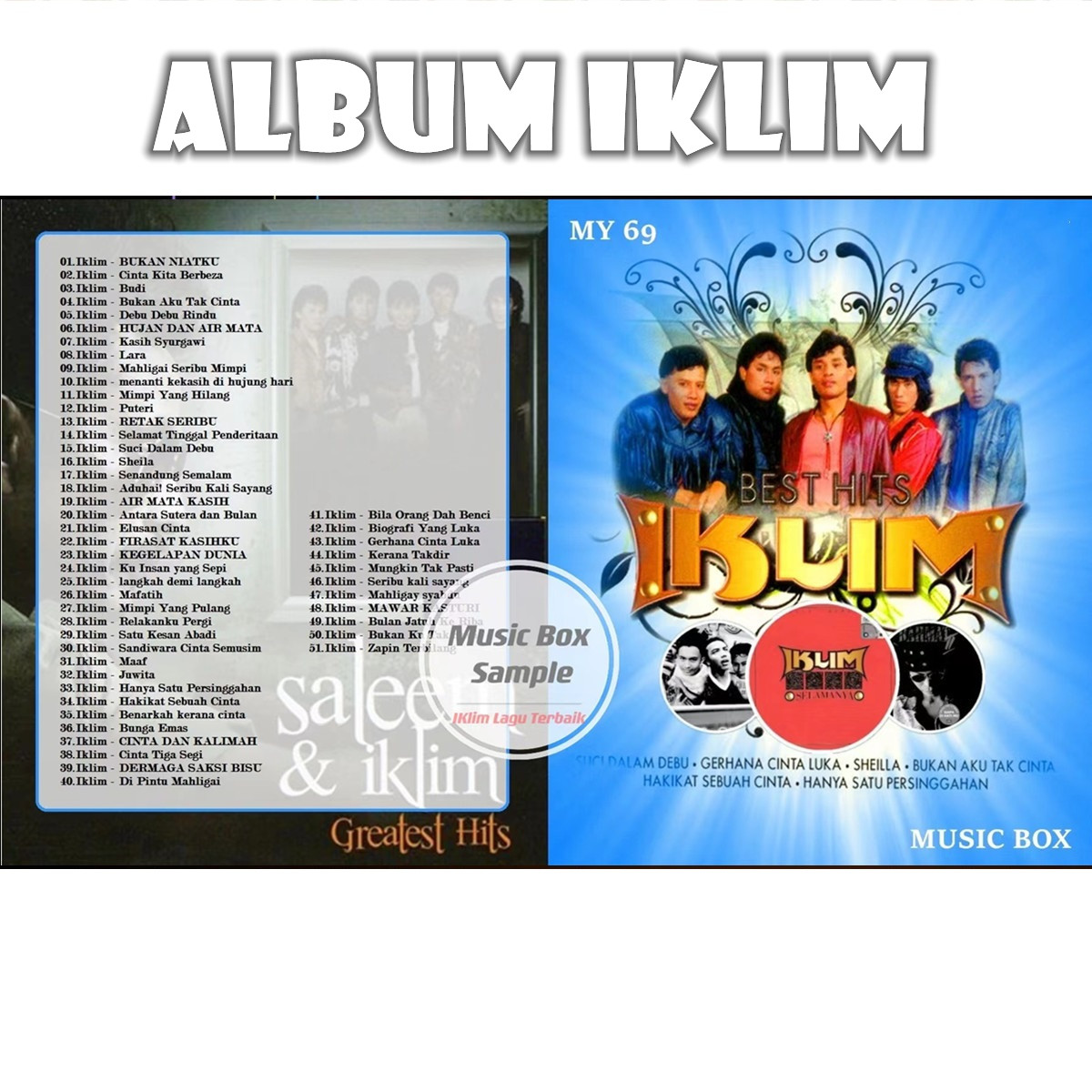 Usb Pendrive Lagu-Lagu Iklim Album MY69
