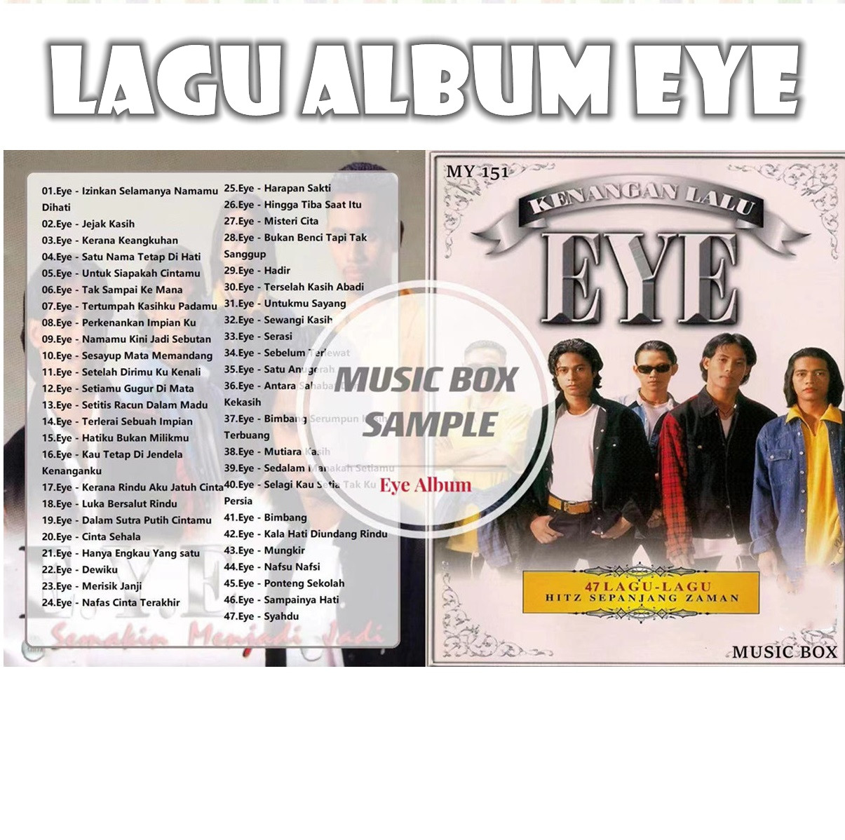 Usb Pendrive Lagu-Lagu Album Eye MY151
