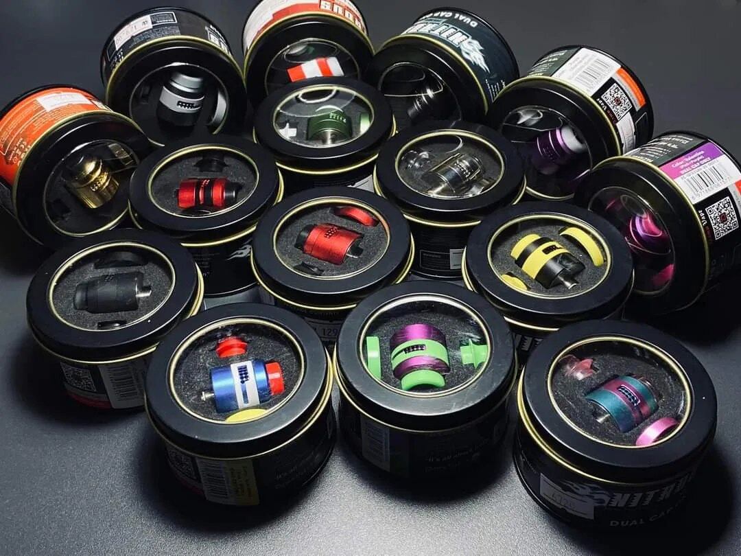 RDA - DAMN VAPE x KOKO SARANG - NITROUS DUAL CAP RDA 22MM