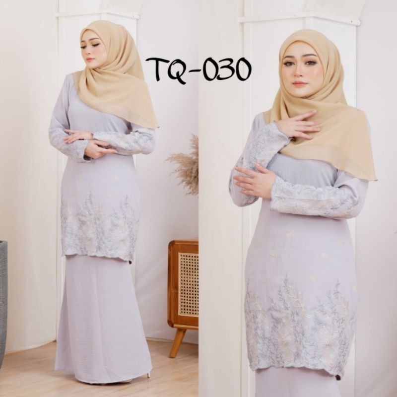 Kurung Sulam 100% Exclusive Kurung Moden Sulam Baju Kurung Pahang Baju Kurung Sulam Kurung Murah Kur