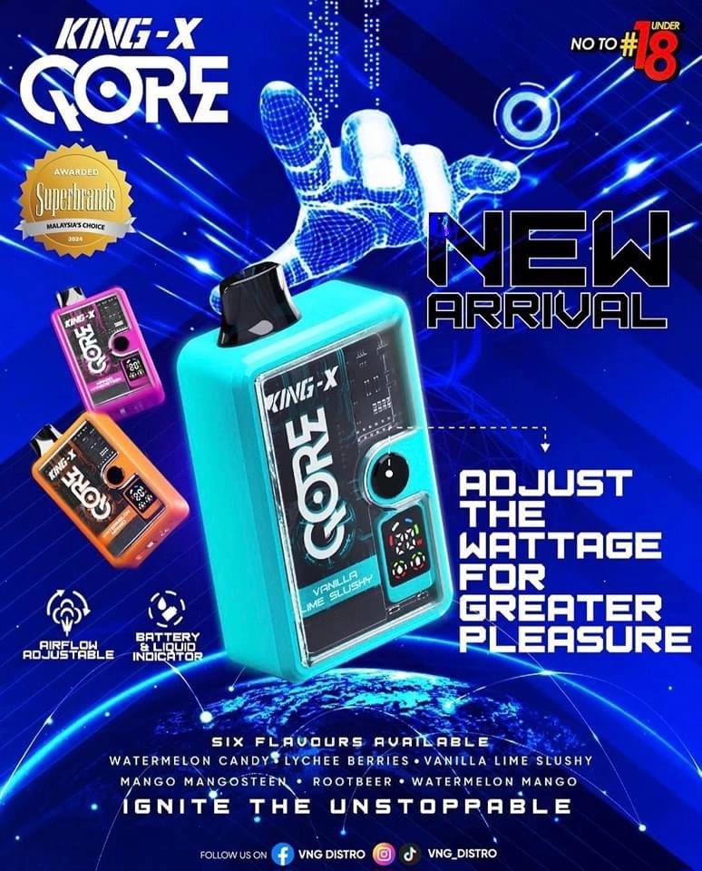 HCIGAR KING X CORE 12000 PUFF - DISPOSABLE