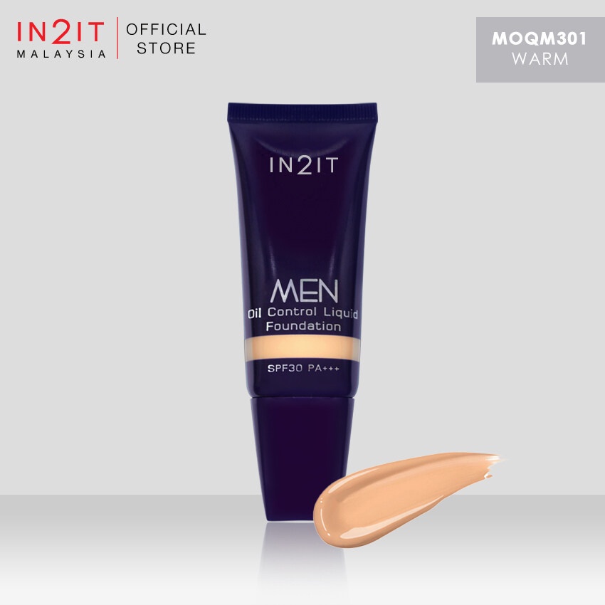 IN2IT Men Oil Control Liquid Foundation SPF30 PA+++ 15g (MOQM)