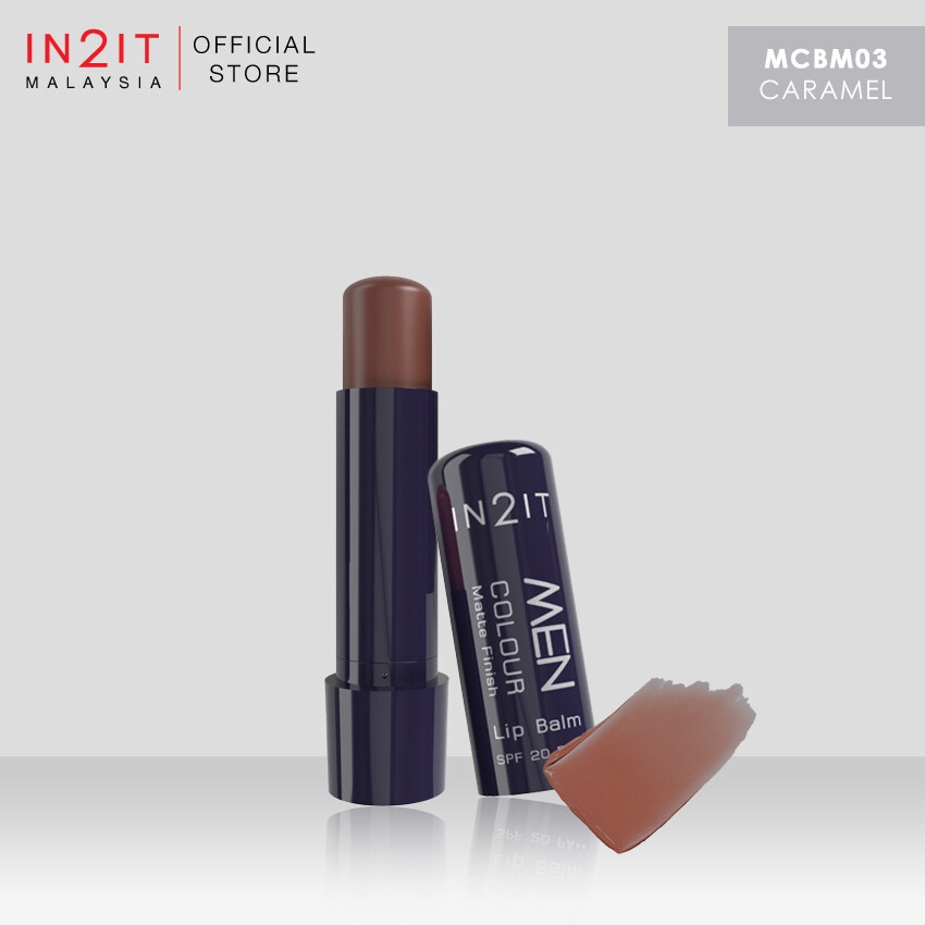 IN2IT Men Colour Matte Finish Lip Balm SPF 20 PA++ (MCBM)