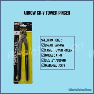 8"/200MM ARROW CR-V TOWER PINCER [ATP8]
