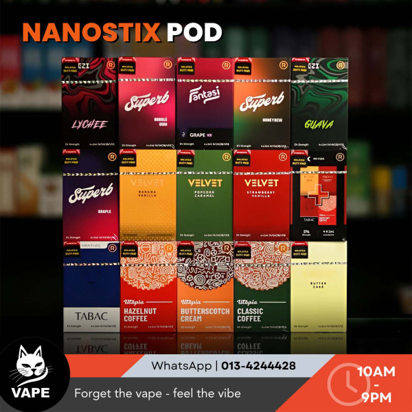 [EASY VAPE] (READY STOCK)  NANOPOD [PER PCS] Compatible with Nanostix/Switchstix/Serapod Device