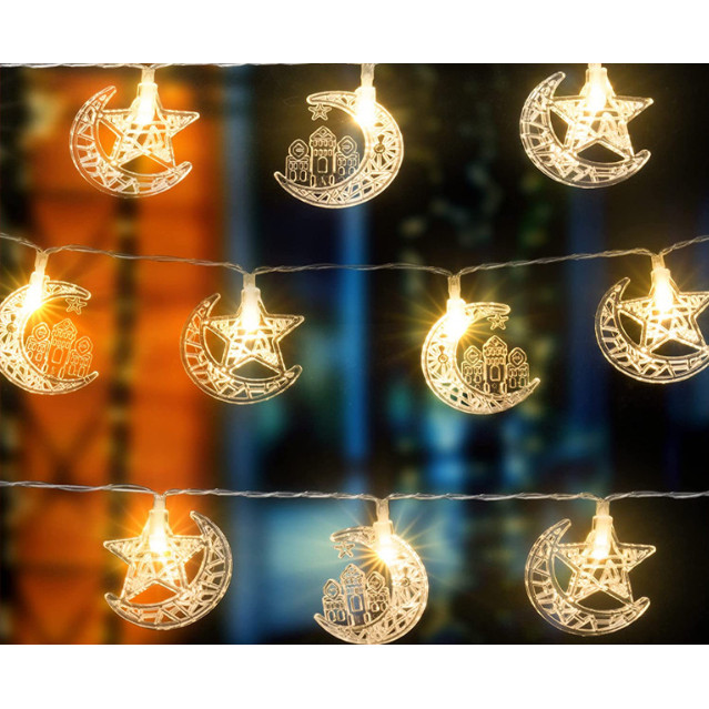 Lampu RAYA/Ramadan 1.65m * 10 Lampu LED Light Decor Lamp Hiasan Lampu Hari Raya Lighting Decoration 