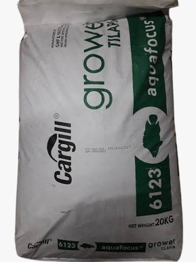 [Tilapia] Cargill 6123 x 20Kg - [4mm - 5mm] - Grower fish stage above 100gm - 500gm - Protein 30% - 