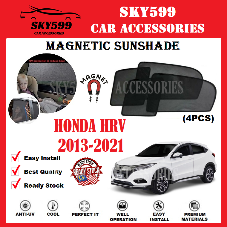 Honda HRV 2013-2024 Epic Magnetic Sunshade ( 4 PCS )
