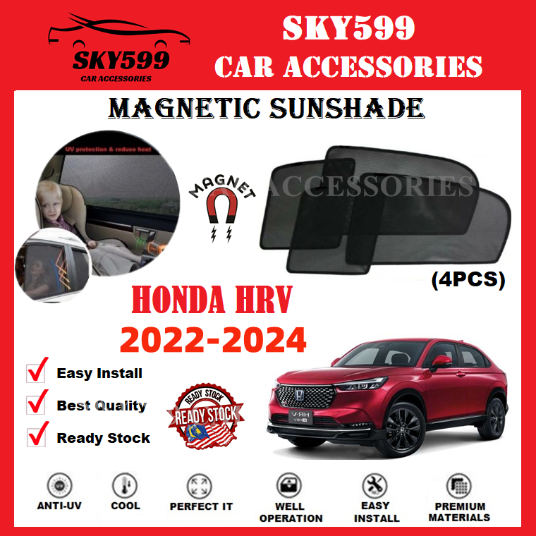 Honda HRV RV 2022-2024 Epic Magnetic Sunshade ( 4 PCS )