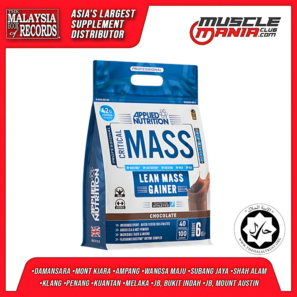 Applied Nutrition Pro Critical Mass Lean Mass Gainer (6kg / 13 lbs) Weight Gain Protein Powder