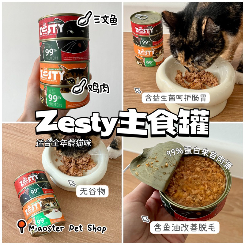 【猫咪主食罐】ZESTY Cat Complete & Balanced Food Wet Food Kitten Adult Cat All Age (100g) | 猫咪主食罐 Numew