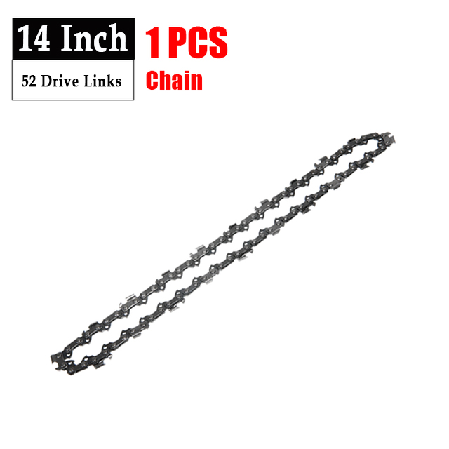 14 inch 52 Drive Link Chainsaw Saw Chain Blade Wood Cutting Parts 3/8LP 0.05 Model Smooth Mill Chain