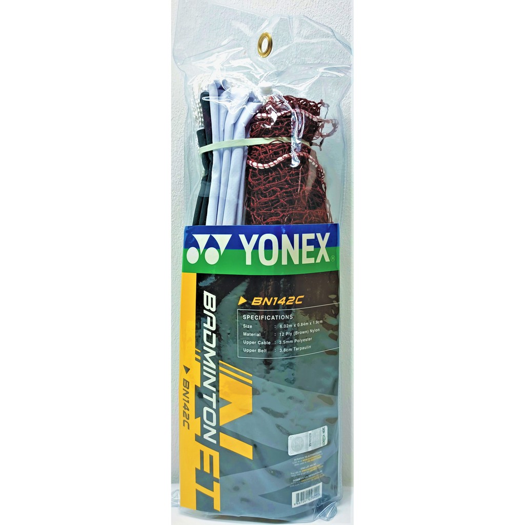 YONEX BADMINTON NET BN136 , BN139A , BN141NB, BN142C, BN143C-PRO AND BN152C-PRO. 100% ORIGINAL