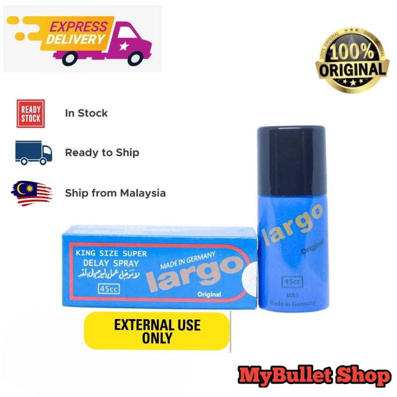 New Rumusan Largo King Size Super Delay Spray Original ubat kuat untuk lelaki 100% Tulen.