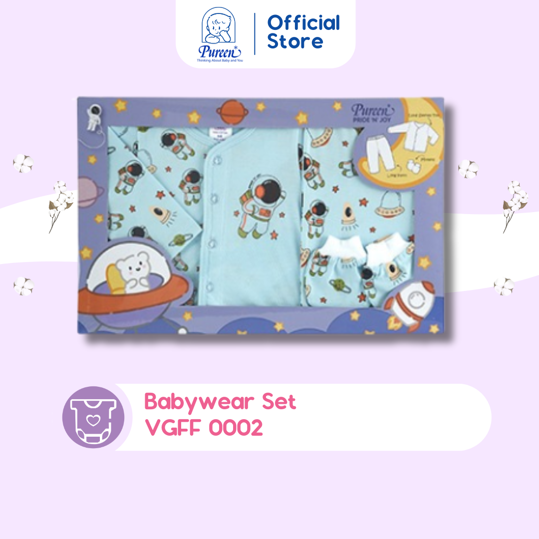 Pureen Babywear Set for Newborn Infant 0-3month