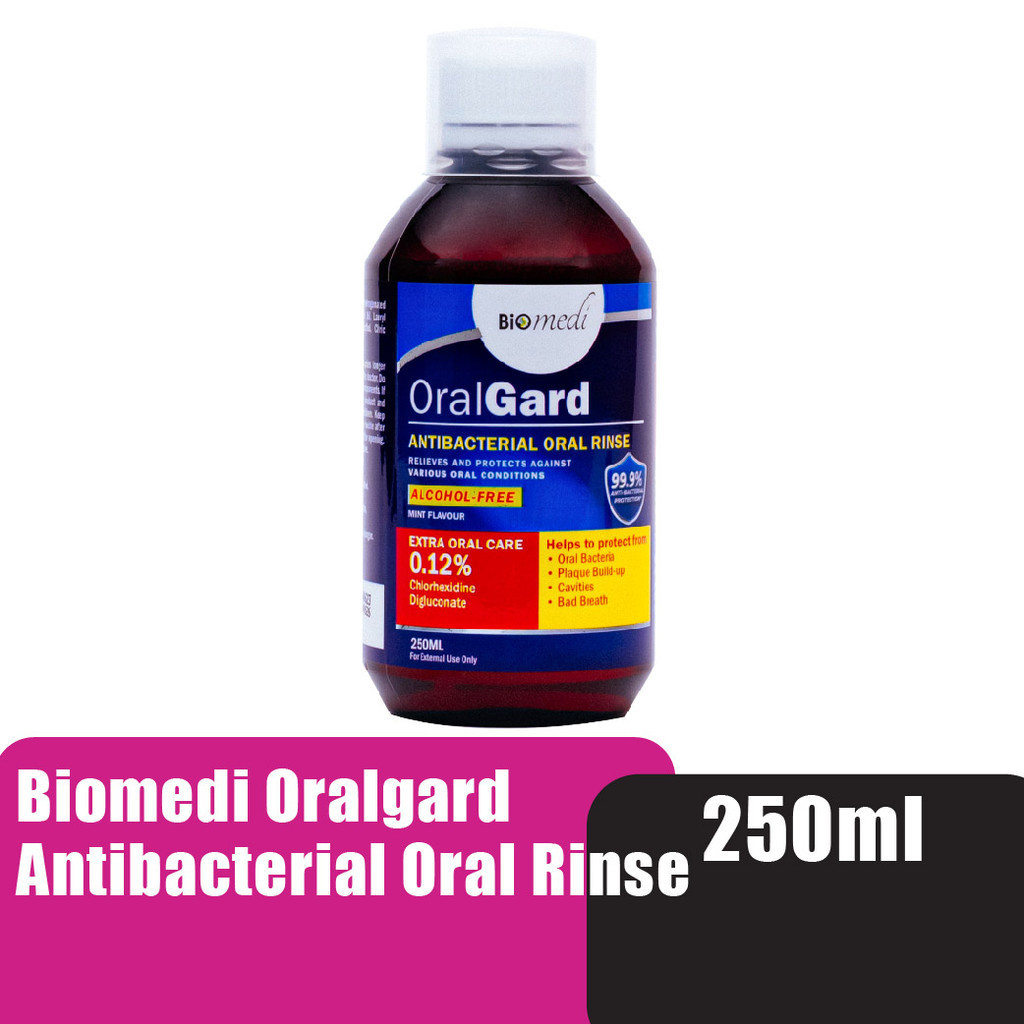 BIOMEDI Oralgard Antibacterial Mouthwash 250ml / æ¼±å£æ°´ For Oral Care