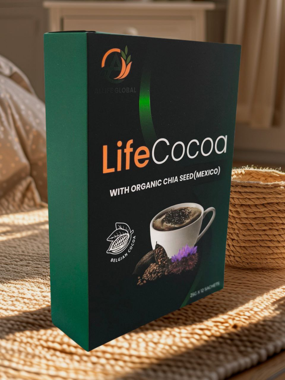 Life Cocoa with Organic Chia Seed ( 25g x 12 sachet)