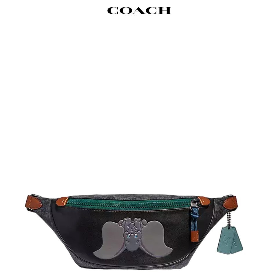 COACH 69298 Disney X Coach Signature Rivington Belt Bag With Dumbo